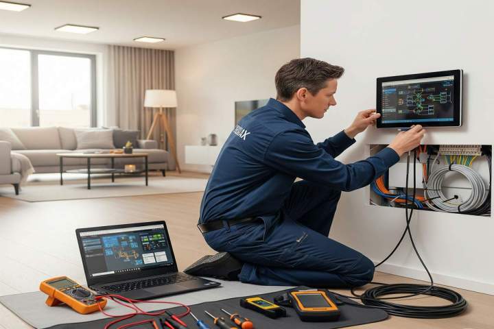 entretien pour dispositifs domotiques